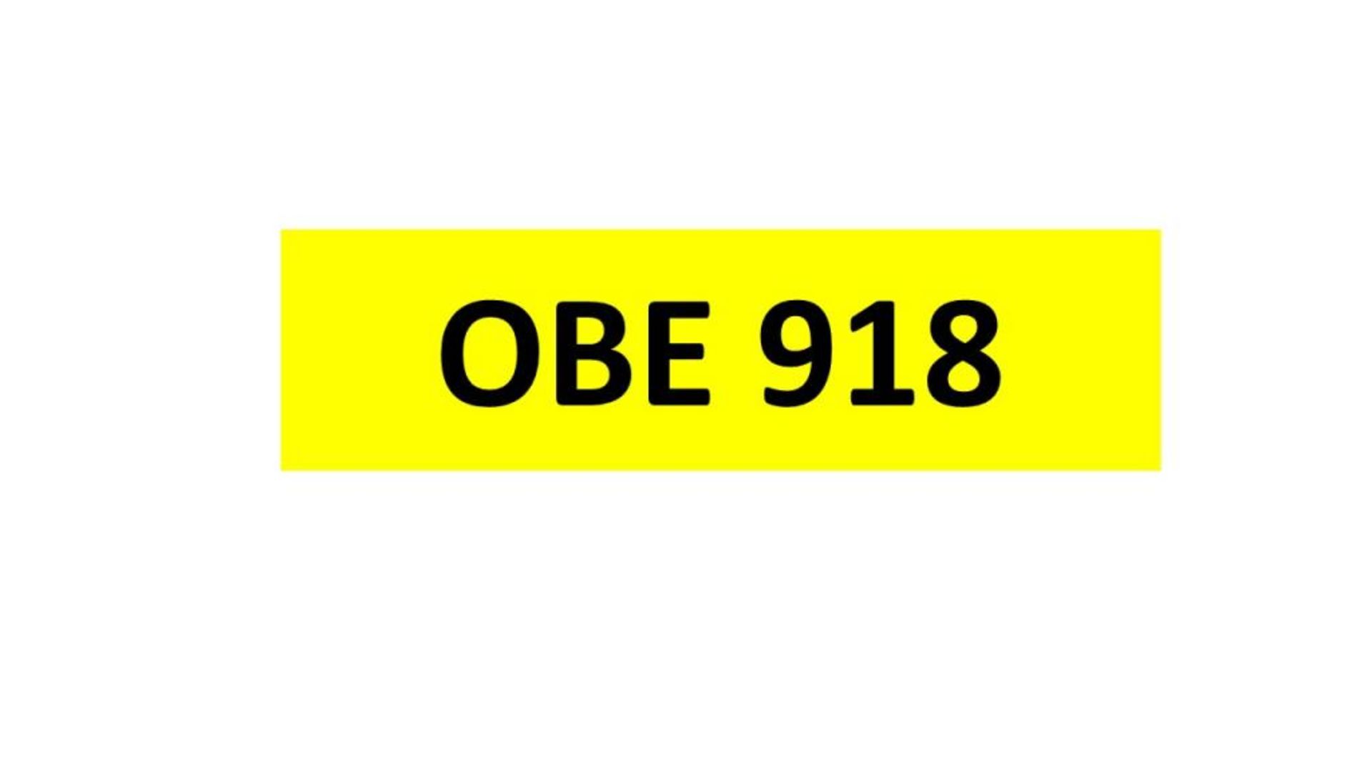 REGISTRATION - OBE 918