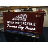 Indian Motorcycle Illuminated Sign