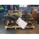 Triang Toy Veteran Pedal Car and Pram