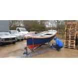 Clinker Built Rowing Dinghy