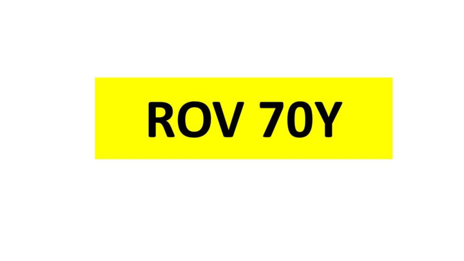 REGISTRATION - ROV 70Y