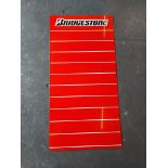 Large Bridgestone Enamel Sign