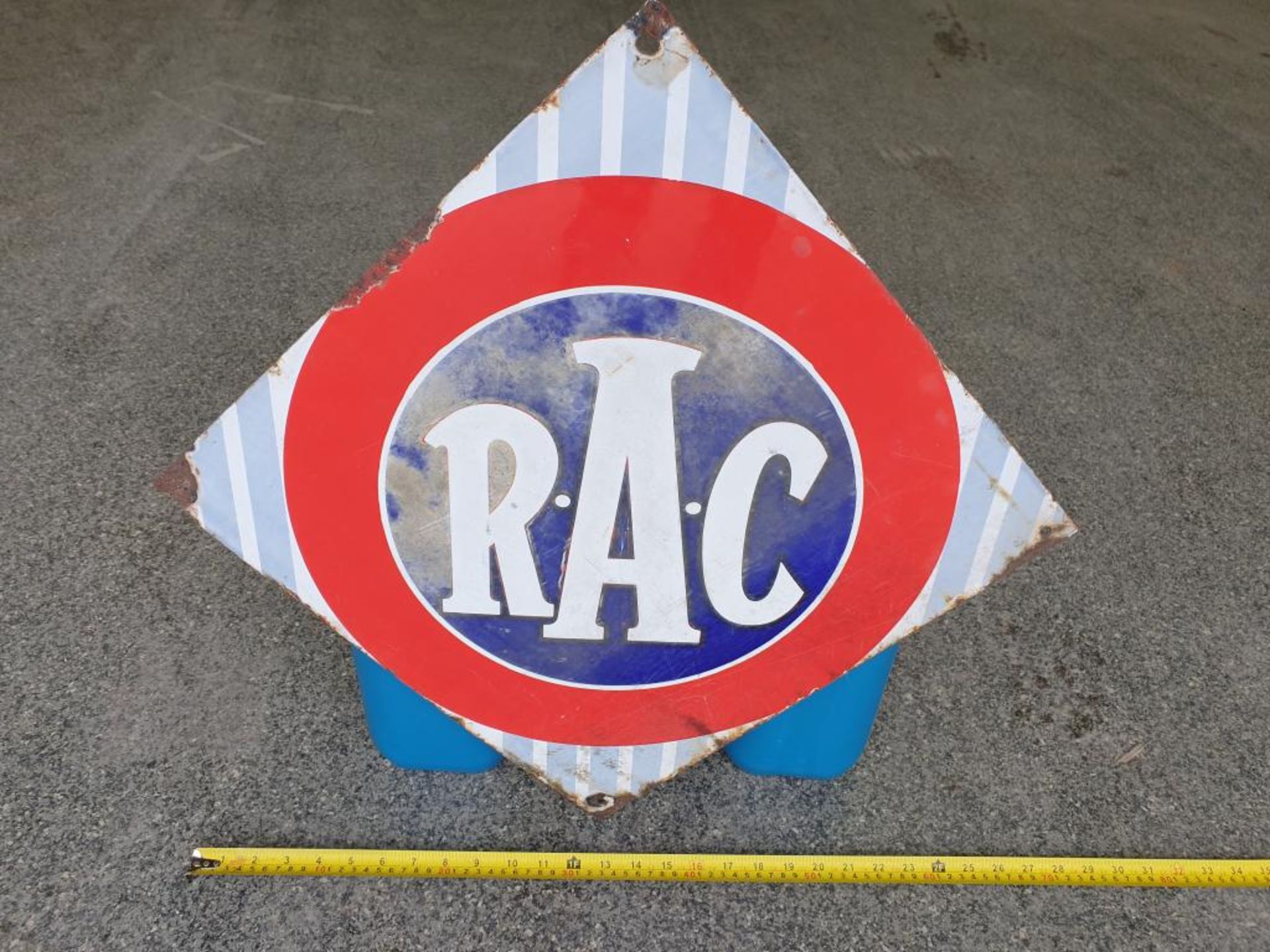 Original RAC Enamel Sign