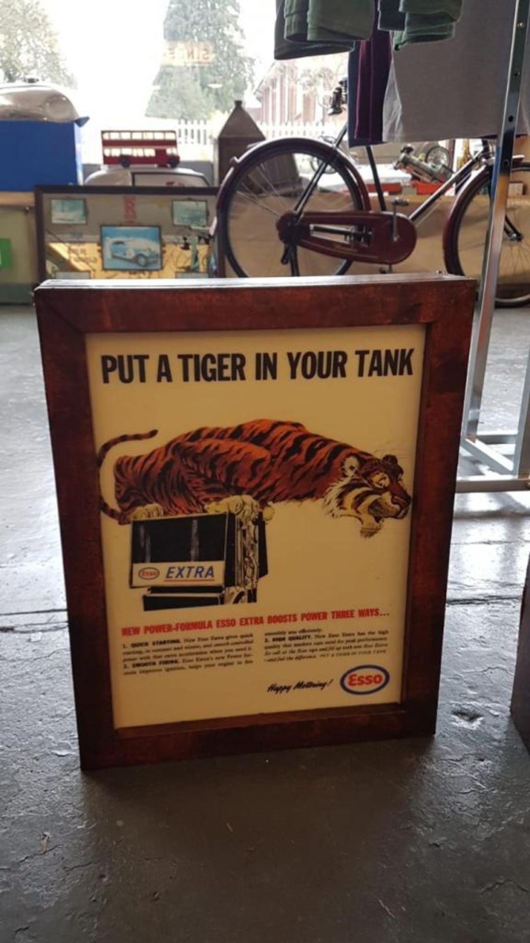 Esso Tiger Lightbox