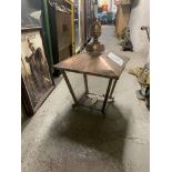 FOSTER AND PULLEN SOLID COPPER AND BRONZE BOTTOM LAMP