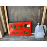 DOUBLE SIDED FLANGED JOHNSON AND PHILLIPS CABLES SIGN