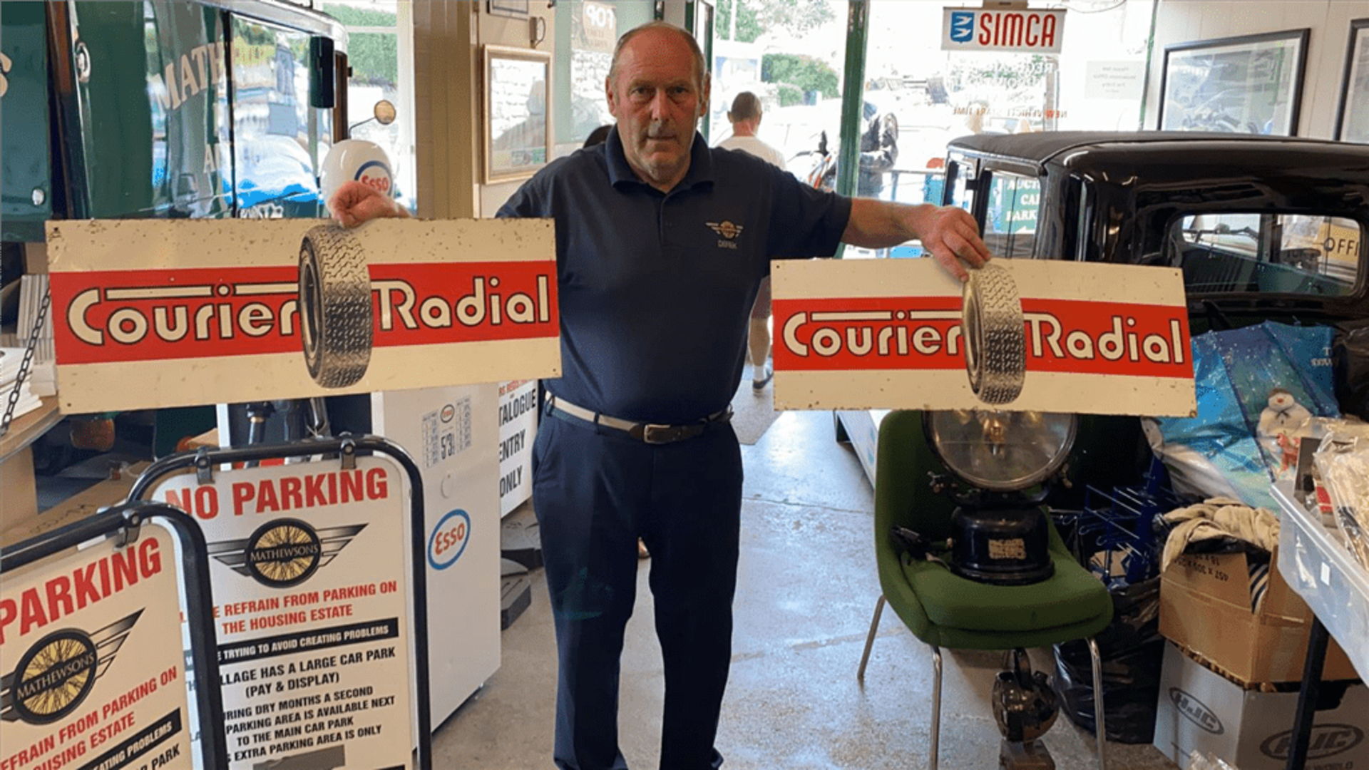 X2 COURIER RADIAL SIGNS