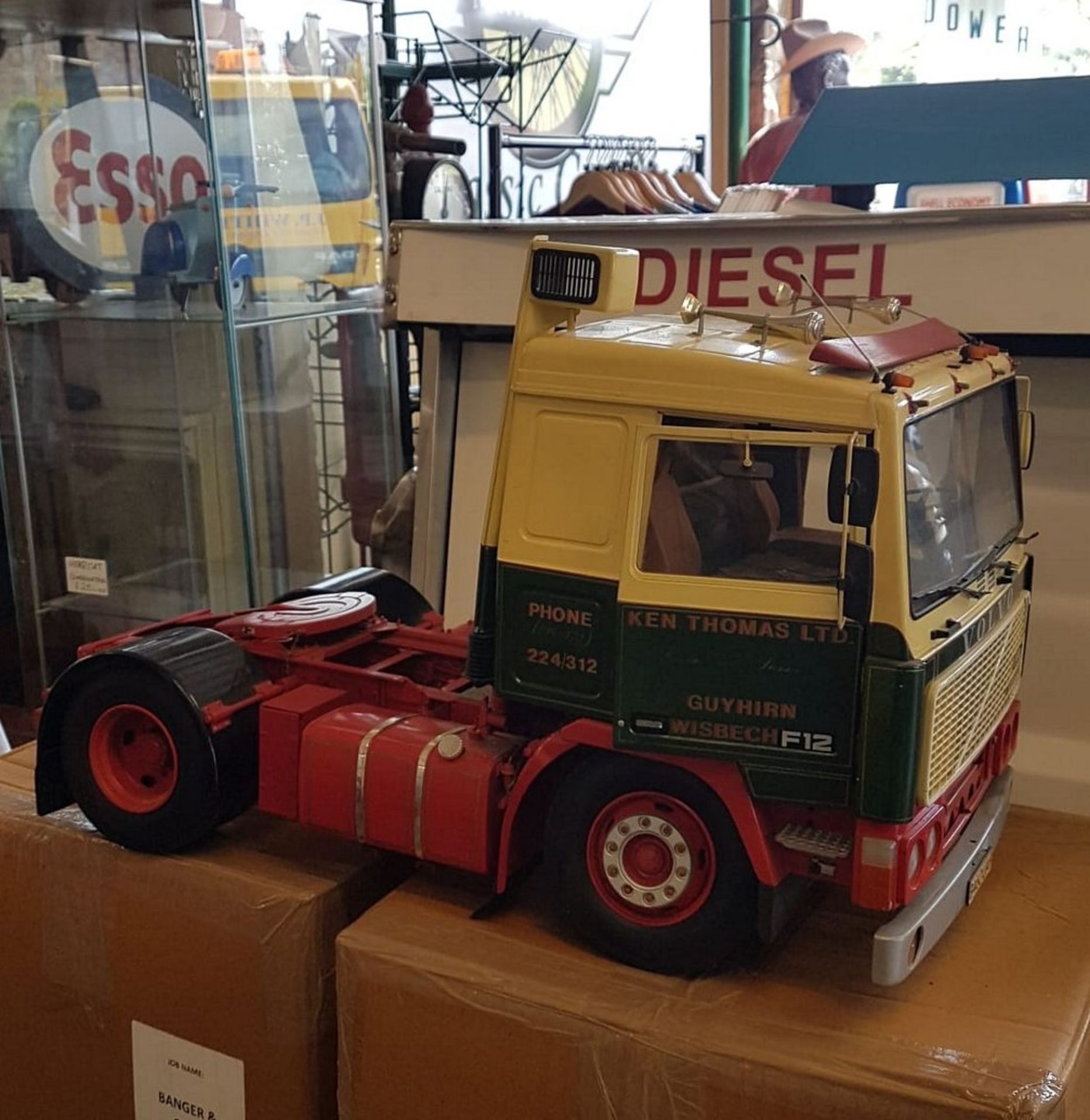 MODEL OF VOLVO F12 ARTICULATED TRUCK