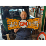 GM DOUBLE SIDED SIGN