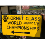 AA HORNET CLASS WORLD CHAMPIONSHIPS SIGN