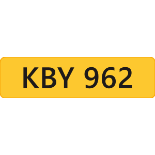 REGISTRATION - KBY 962