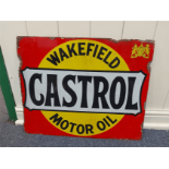 WAKEFIELD CASTROL MOTOR OIL SIGN