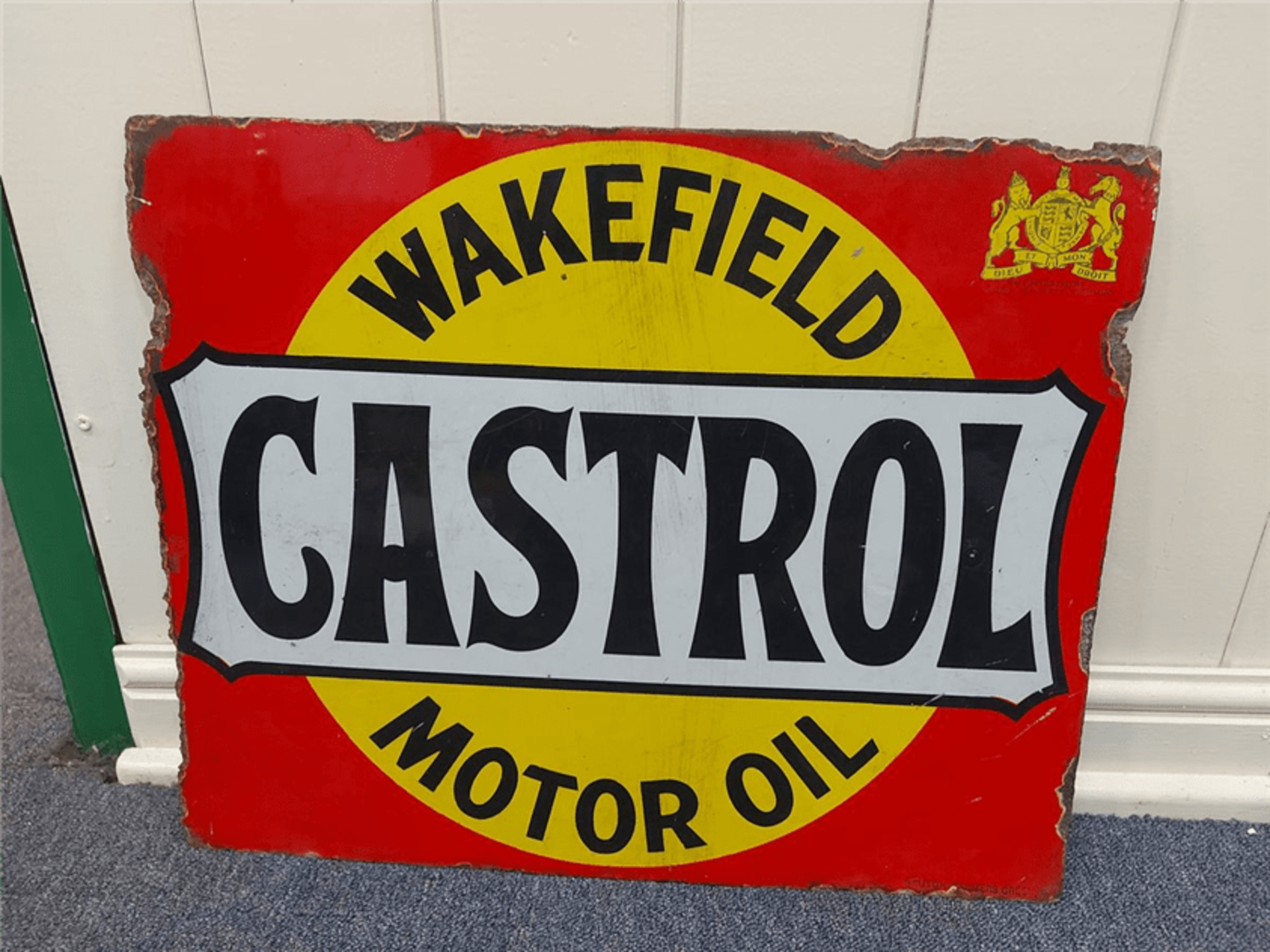 WAKEFIELD CASTROL MOTOR OIL SIGN