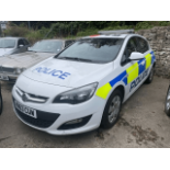 2013 VAUXHALL ASTRA POLICE CAR