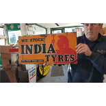 ORIGINAL INDIA ENAMEL SIGN