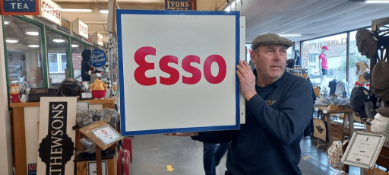 ESSO DOUBLE SIDED SIGN