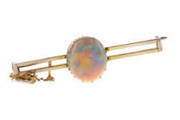 AN OPAL BROOCH