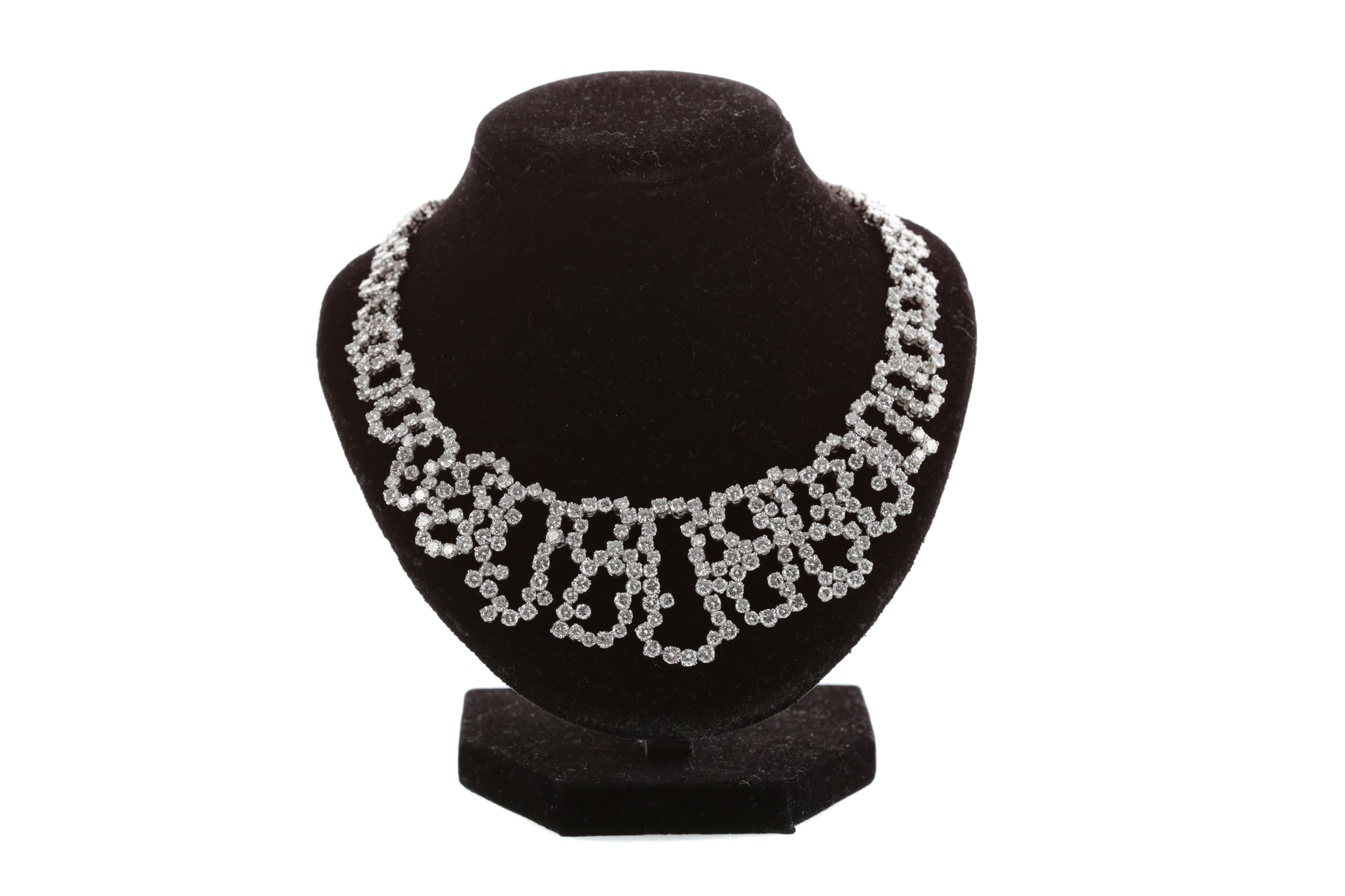 A DIAMOND NECKLET BY ASPREY - Image 2 of 2