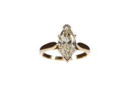 A DIAMOND SOLITAIRE RING