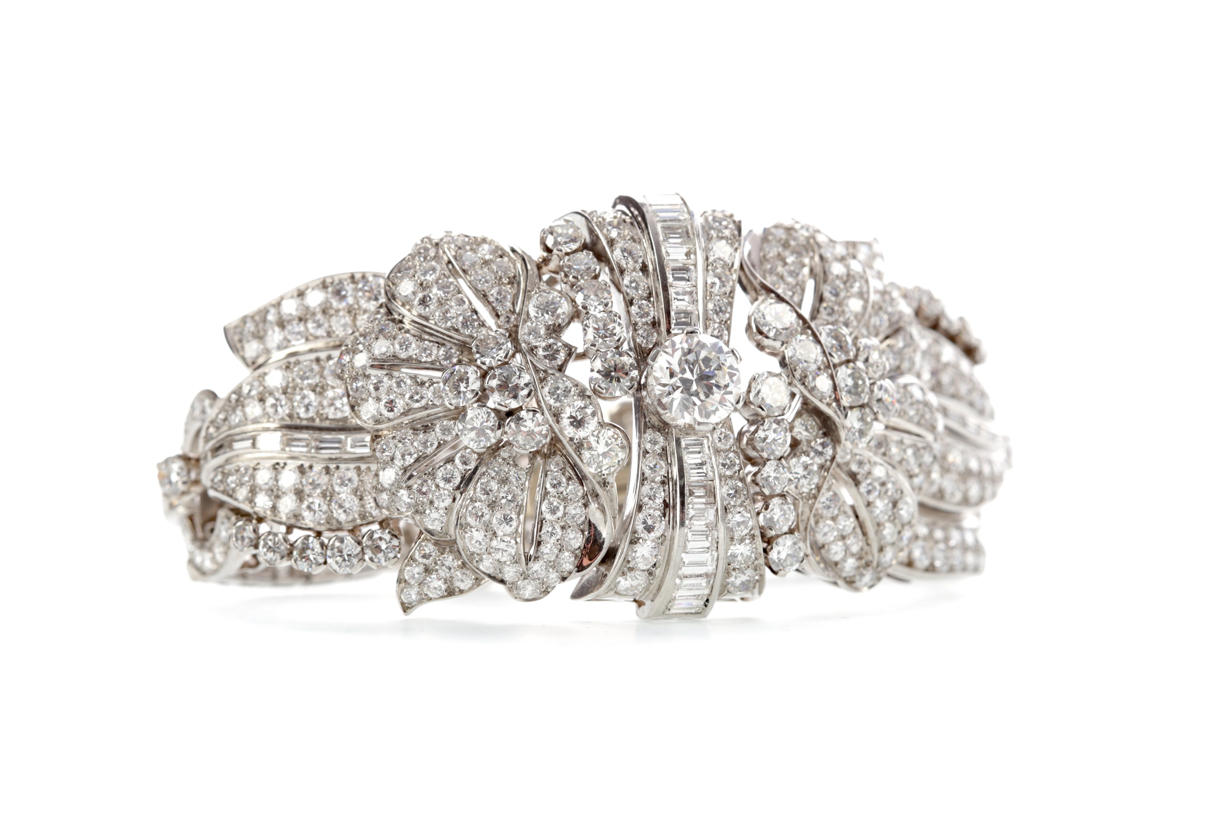 A VERY IMPRESSIVE DIAMOND BRACELET BY BOUCHERON