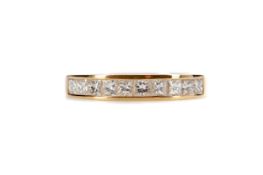 A DIAMOND HALF ETERNITY RING