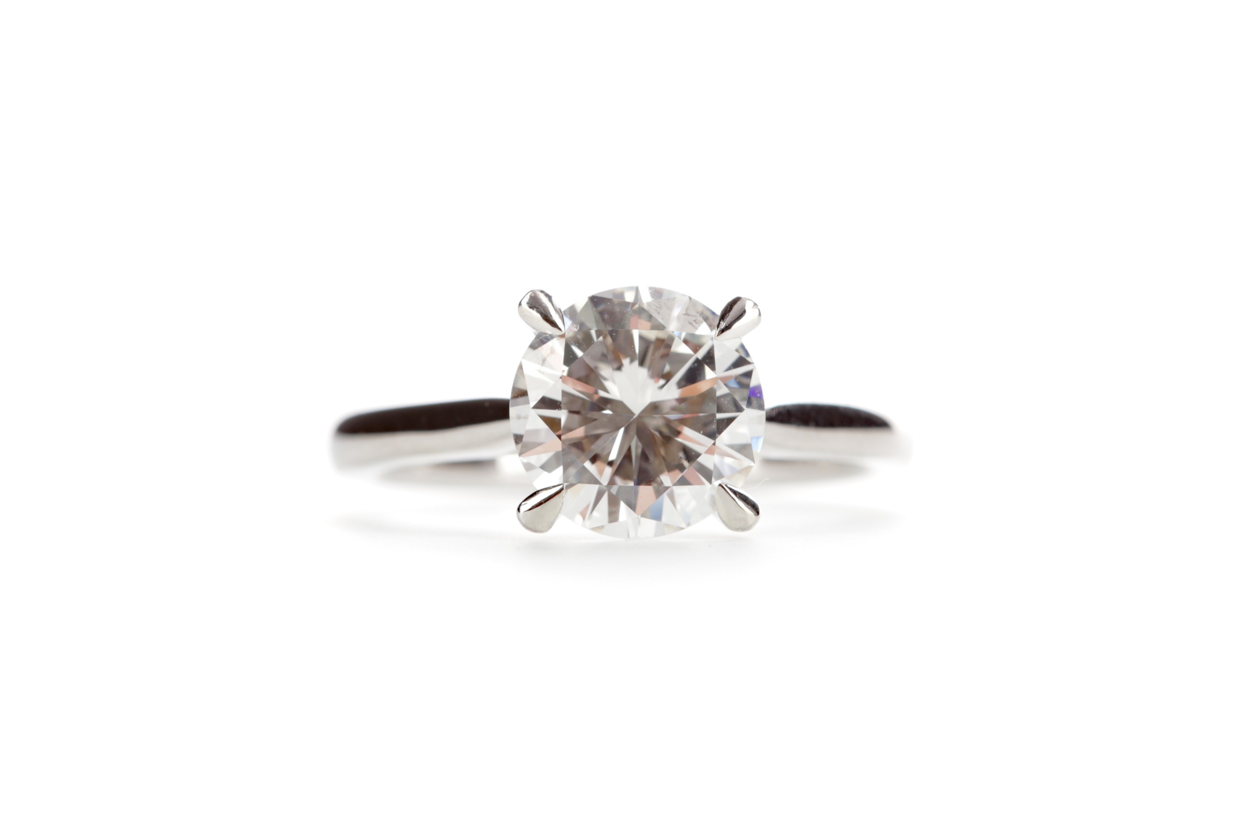 A DIAMOND SOLITAIRE RING