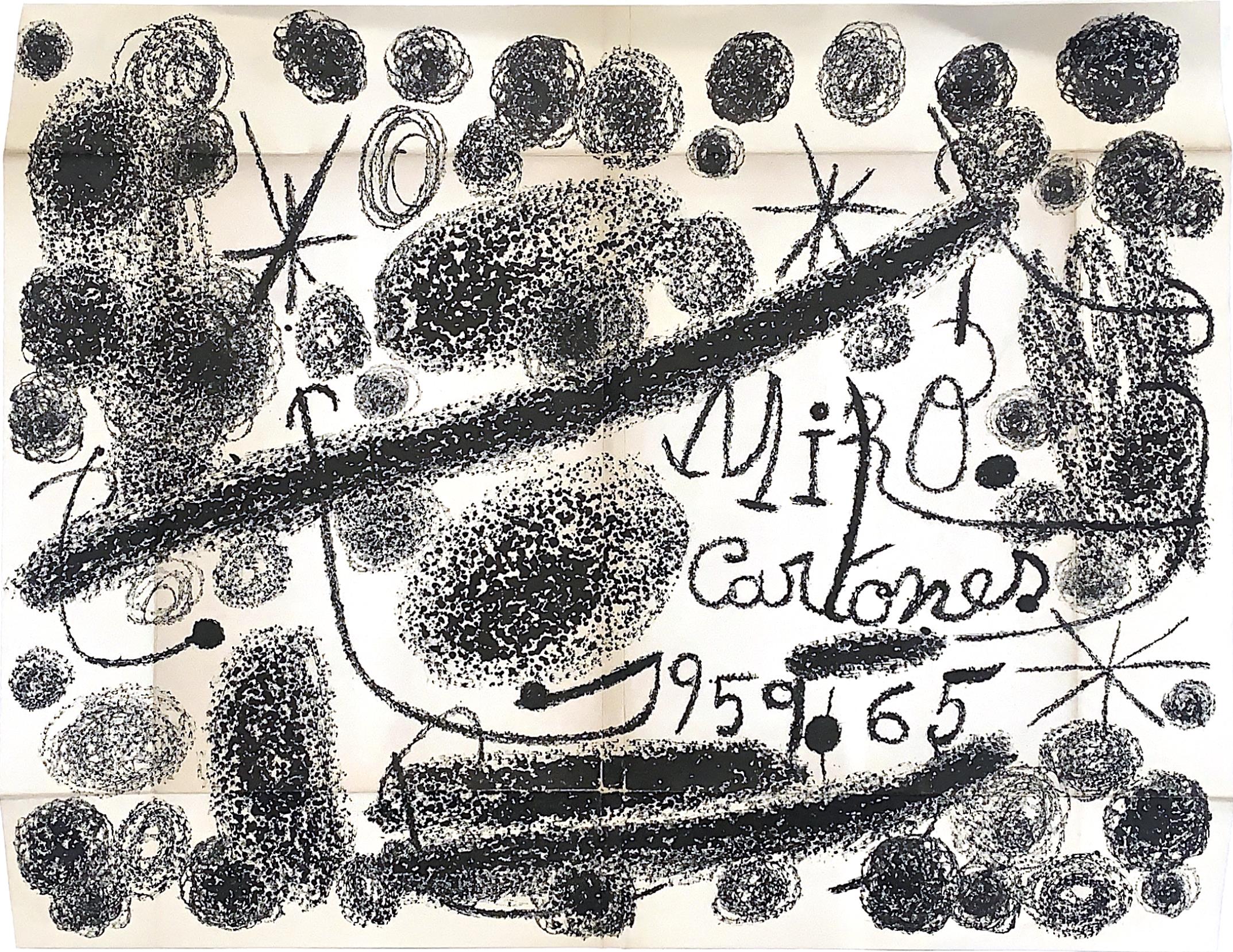 CARTONES 1959-1965, A LITHOGRAPH BY JOAN MIRO