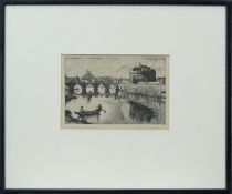 A PAIR OF EARLY 20TH CENTURY ETCHINGS