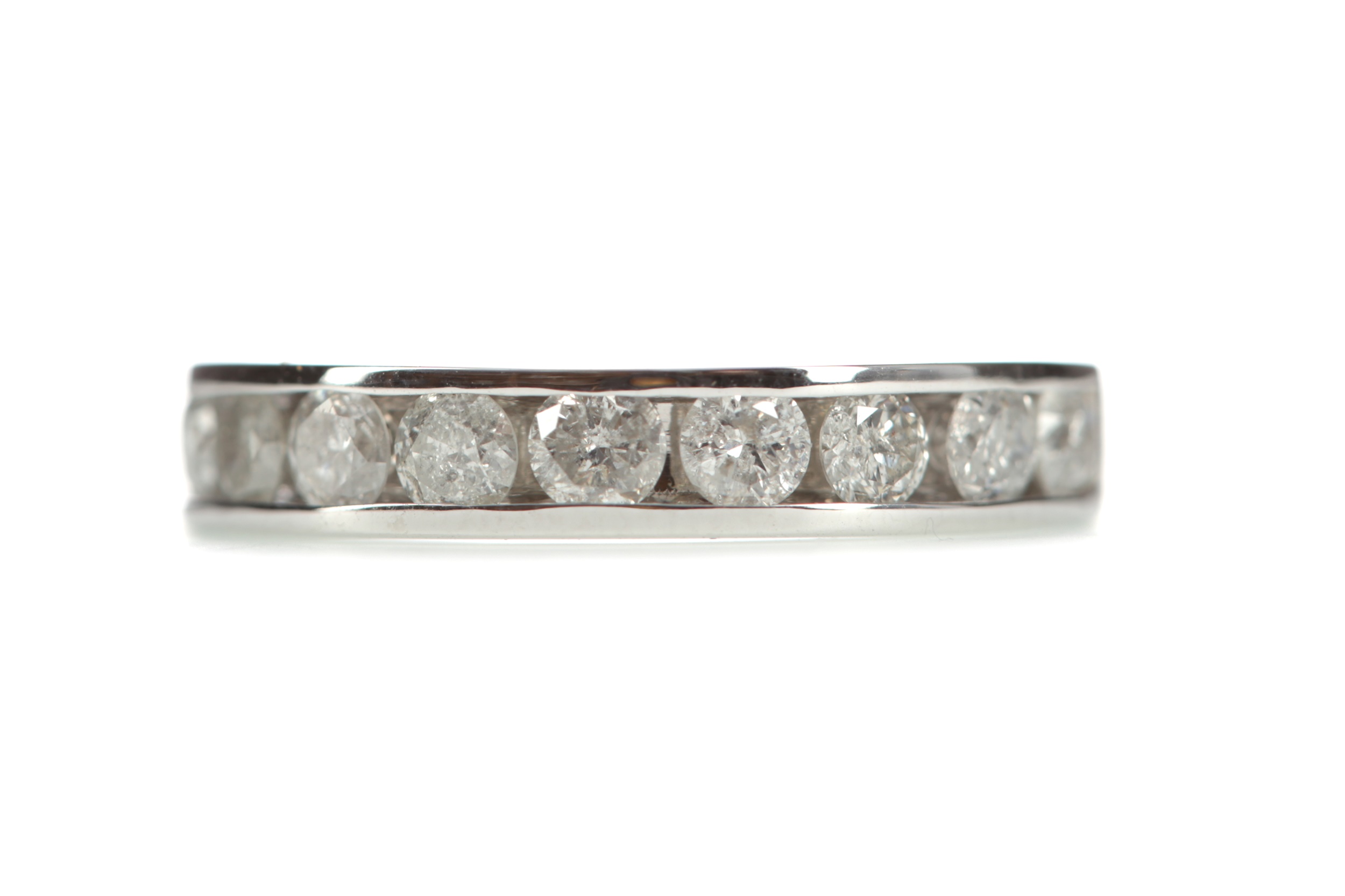 A DIAMOND HALF ETERNITY RING