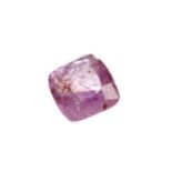AN UNMOUNTED PINK SAPPHIRE