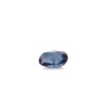 A CERTIFICATED UNMOUNTED SAPPHIRE