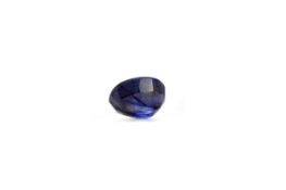 A CERTIFICATED UNMOUNTED SAPPHIRE