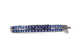 A SAPPHIRE BANGLE