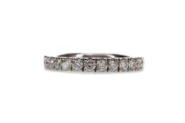 A DIAMOND HALF ETERNITY RING