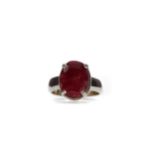 A CERTIFICATED UNMOUNTED RUBY