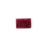 A CERTIFICATED UNMOUNTED RUBY