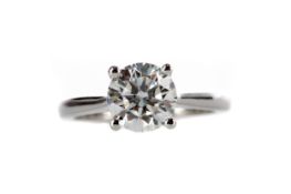 A DIAMOND SOLITAIRE RING