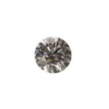 AN UNMOUNTED DIAMOND