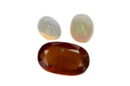 THREE CERTIFICATED UNMOUNTED GEMS