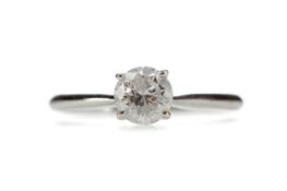 A DIAMOND SOLITAIRE RING