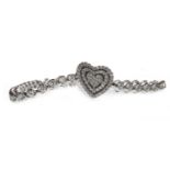 DIAMOND HEART BRACELET