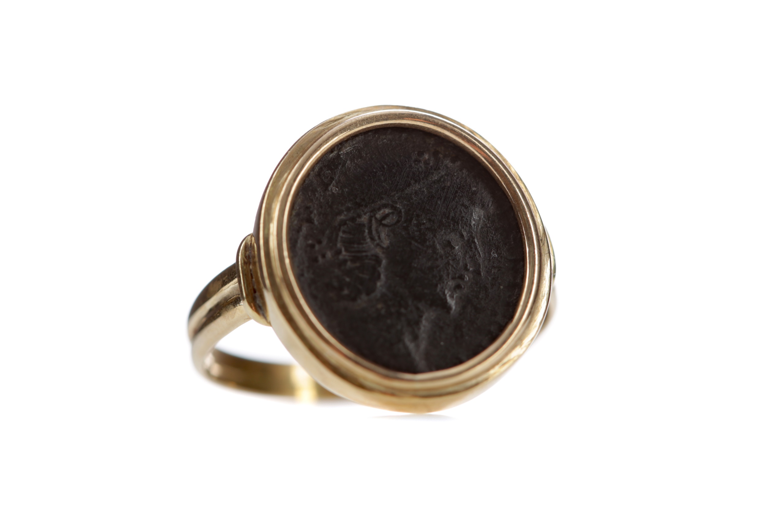 A ROMAN COIN RING