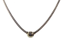 A DIAMOND SET NECKLET