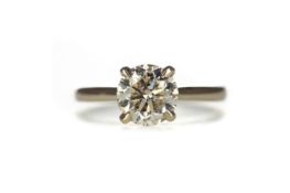 A DIAMOND SOLITAIRE RING