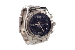 A GENTLEMAN'S BREITLING B1 STAINLESS STEEL QUARTZ WRIST WATCH