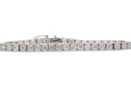 A DIAMOND TENNIS BRACELET