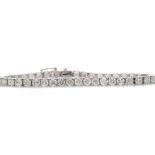 A DIAMOND TENNIS BRACELET