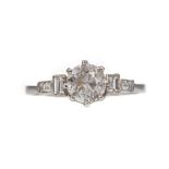 A DIAMOND DRESS RING