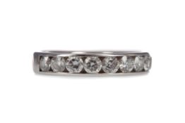 A DIAMOND HALF ETERNITY RING