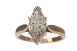 A DIAMOND SOLITAIRE RING